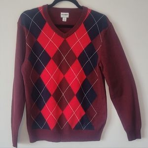 Old Navy Argyle Sweater